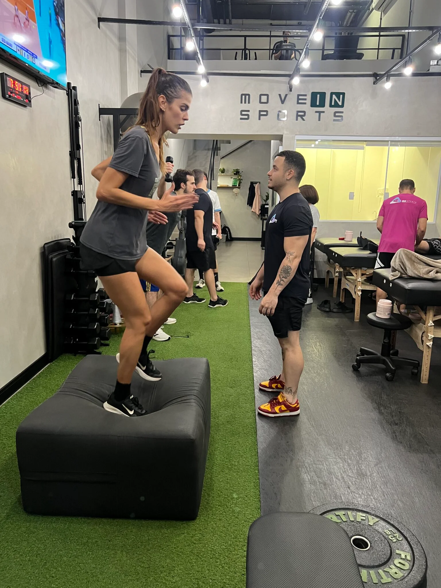 Treino de performance esportiva na Move In Sports